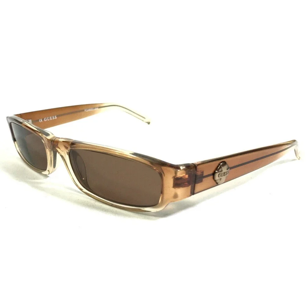 Guess Sunglasses Frames GU 6108P LBRN-1 Light Brown Fade Rectangular 52-18-135